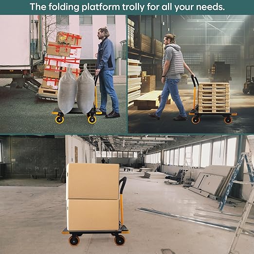 Portable &amp; Compact Industrial Dolly Cart