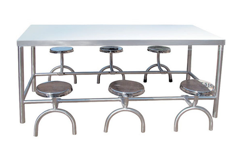 Stainless Steel SS Mess Dining Table 1PCS
